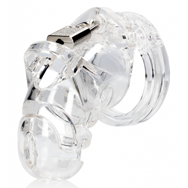 cage de chastete mancage modele 25 9 x 35cm transparente