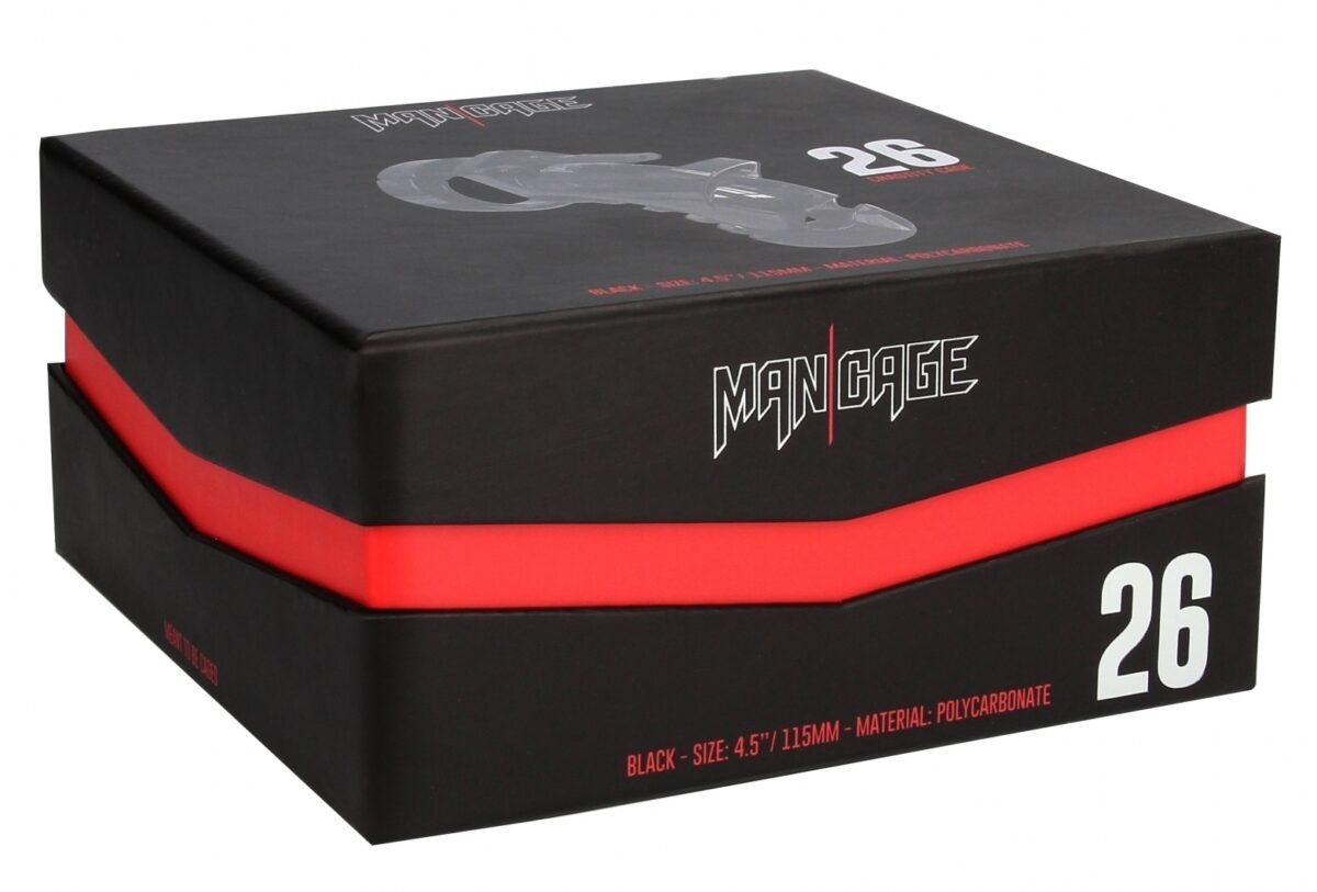 cage de chastete mancage modele 26 115 x 35 cm noire 1