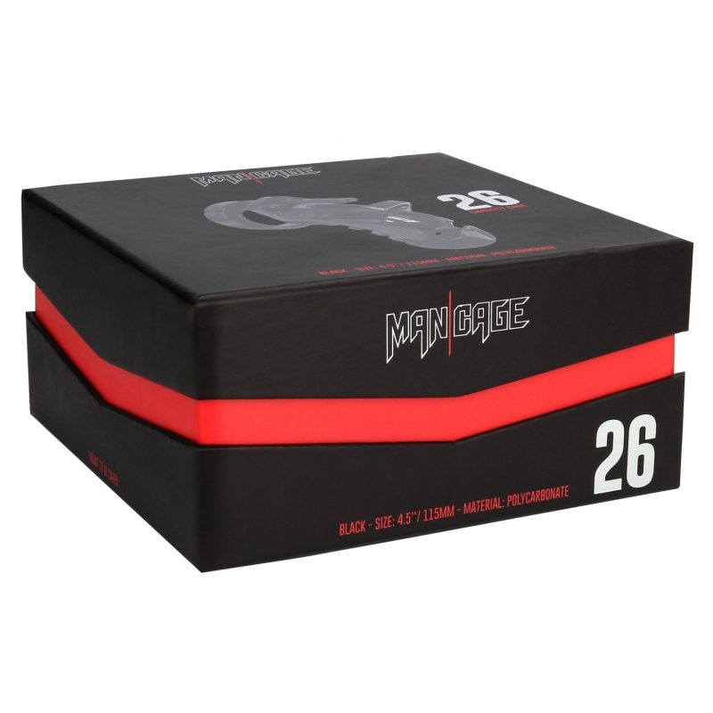 cage de chastete mancage modele 26 115 x 35 cm noire 1