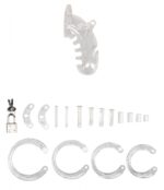 cage de chastete mancage modele 26 115 x 35 cm transparente 3