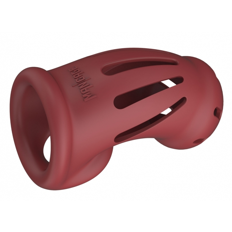 cage de chastete mancage modele 28 95 x 35cm rouge 2