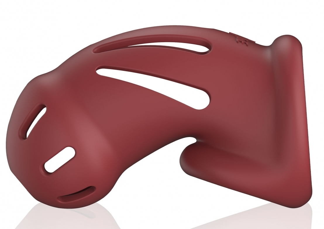 cage de chastete mancage modele 28 95 x 35cm rouge