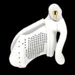cage de chastete maspia 8 x 33cm blanc
