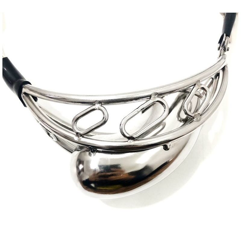 cage de chastete metal halfy 10 x 32cm 1