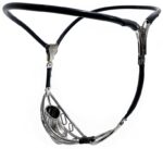 cage de chastete metal halfy 10 x 32cm