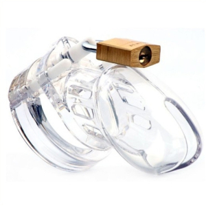 cage de chastete mini locky 6 x 32 cm transparente