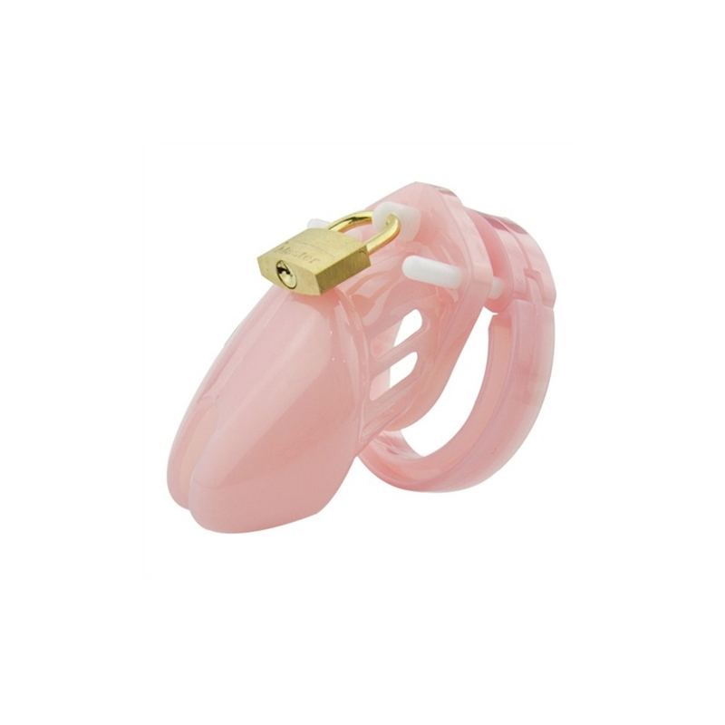 cage de chastete mini locky 6 x 32cm rose