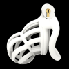 cage de chastete narra 8 x 36cm blanc 1