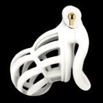 cage de chastete narra 8 x 36cm blanc 1