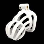 cage de chastete narra 8 x 36cm blanc
