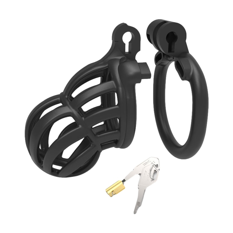 cage de chastete narra 8 x 36cm noir 2