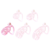 cage de chastete nexia l 8 x 31cm rose
