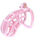 cage de chastete nexia xl 10 x 34cm rose 1