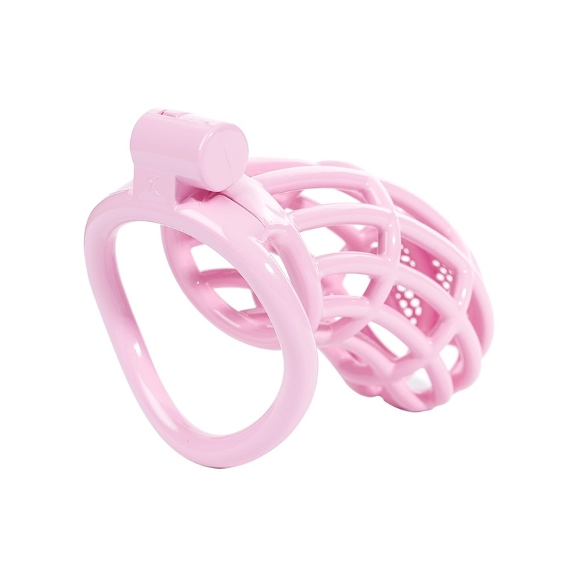 cage de chastete nexia xl 10 x 34cm rose 2