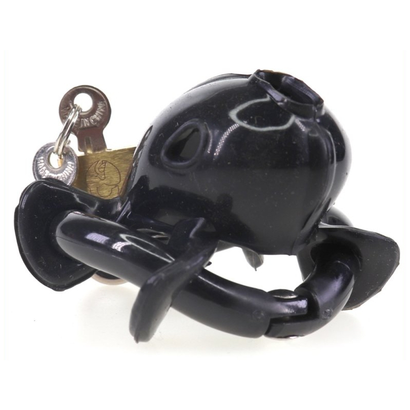 cage de chastete nub soft 6 x 2cm noire 1