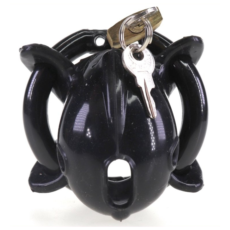 cage de chastete nub soft 6 x 2cm noire 3