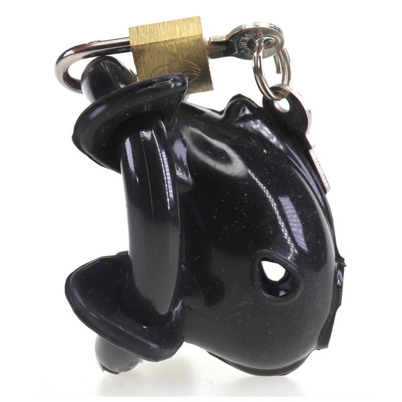 cage de chastete nub soft 6 x 2cm noire 4
