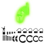 cage de chastete phosphorescente glow cage 95 x 35cm 4