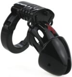 cage de chastete pique 10 x 35 cm noire 1