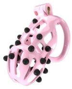 cage de chastete point up l 10 x 4 cm rose 1