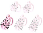 cage de chastete point up l 10 x 4 cm rose