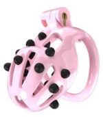 cage de chastete point up m 8 x 37 cm rose 1