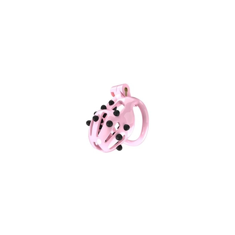 cage de chastete point up m 8 x 37 cm rose 1