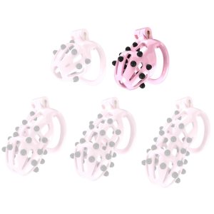 cage de chastete point up m 8 x 37 cm rose