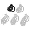 cage de chastete point up s 6 x 35 cm noire