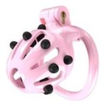 cage de chastete point up s 6 x 35 cm rose 1