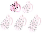 cage de chastete point up s 6 x 35 cm rose