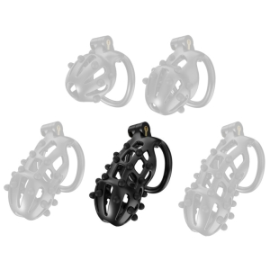 cage de chastete point up xl 11 x 4 cm noire