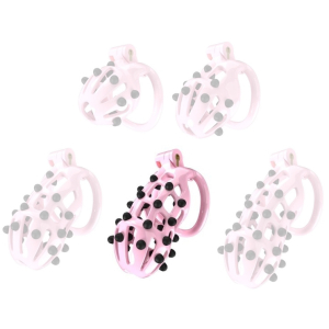 cage de chastete point up xl 11 x 4 cm rose