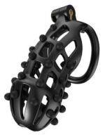 cage de chastete point up xxl 12 x 4 cm noire 1