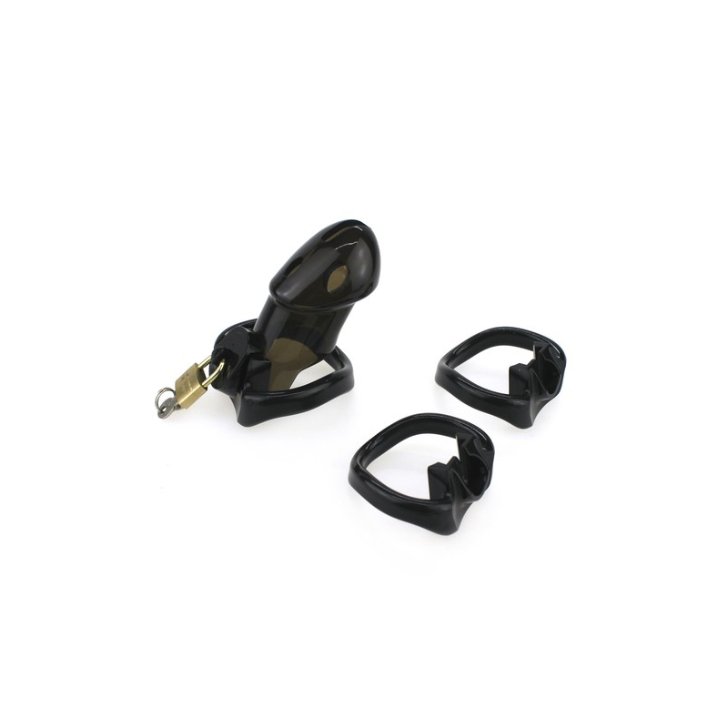 cage de chastete rickers 9 x 3cm noire 6