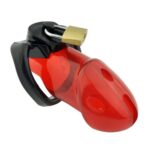 cage de chastete rickers 9 x 3cm rouge