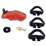 cage de chastete rickers 9 x 3cm rouge 3