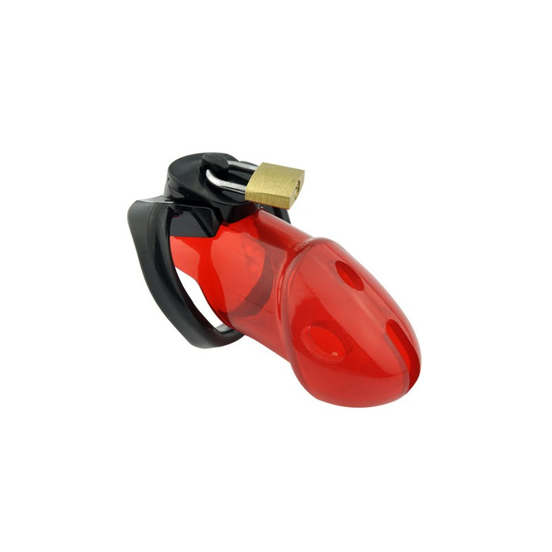 cage de chastete rickers 9 x 3cm rouge