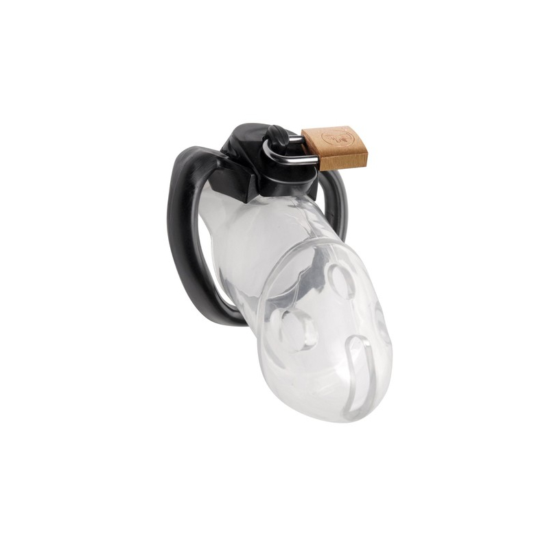 cage de chastete rickers 9 x 3cm transparente 1