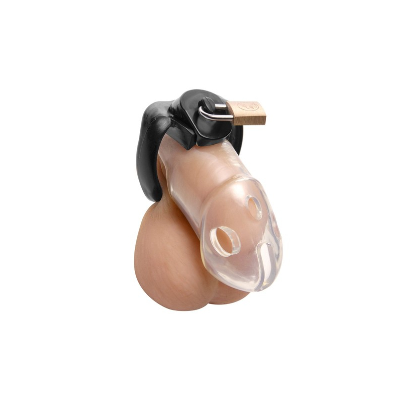 cage de chastete rickers 9 x 3cm transparente 3