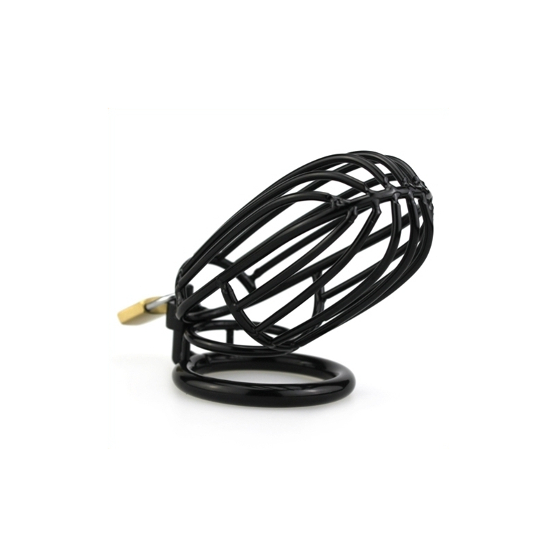 cage de chastete samourai 11 x 55 cm noire 1