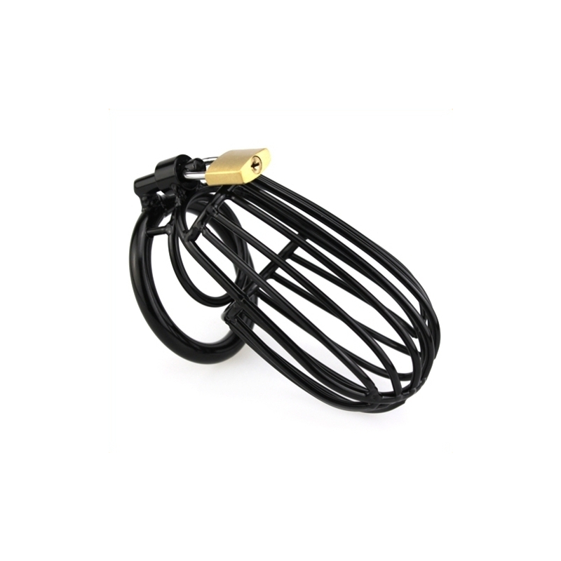 cage de chastete samourai 11 x 55 cm noire