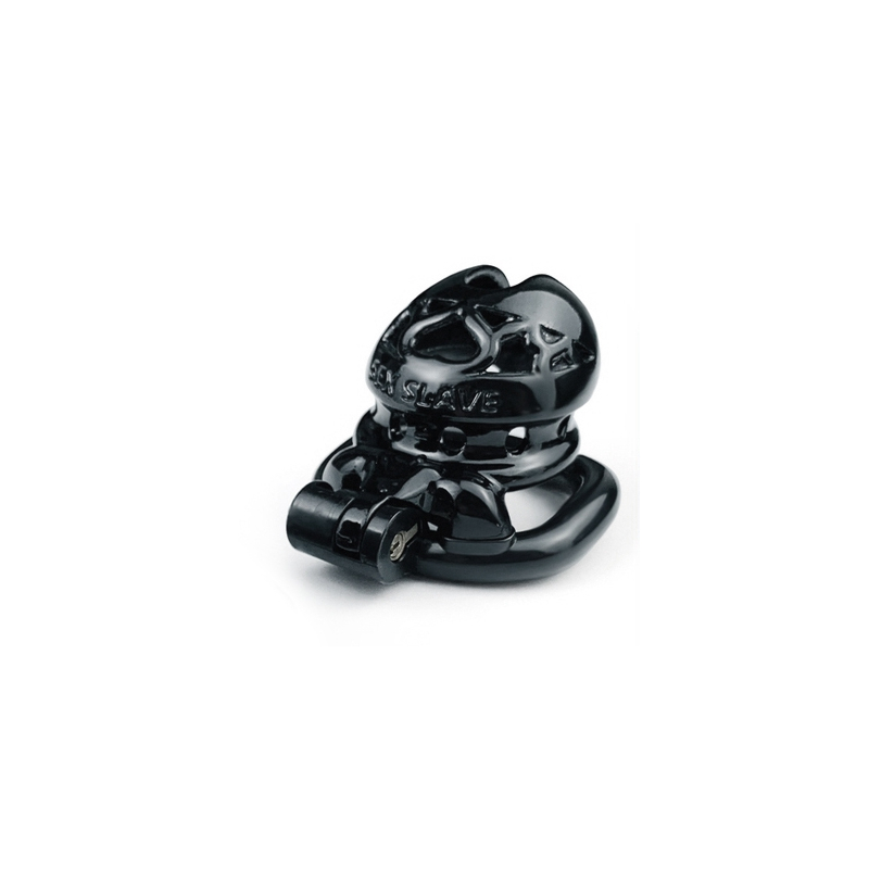 cage de chastete sex slave s 5 x 34cm noire 1