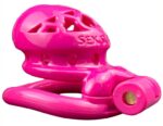 cage de chastete sex slave s 5 x 34cm rose 1