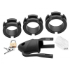 cage de chastete silicone birdlocked 11 x 32cm noire 2