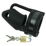 cage de chastete silicone birdlocked 11 x 32cm noire 3