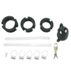 cage de chastete silicone birdlocked 11 x 32cm noire 4