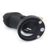 cage de chastete silicone bran 9 x 3cm noire 1
