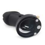 cage de chastete silicone bran 9 x 3cm noire 1