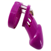 cage de chastete silicone bran 9 x 3cm violette 1